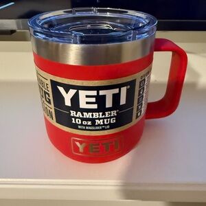 YETI Rambler 10 oz Bold Red Mug